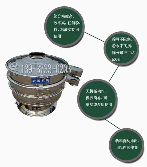 振動篩粉機特點 振動篩粉機特點